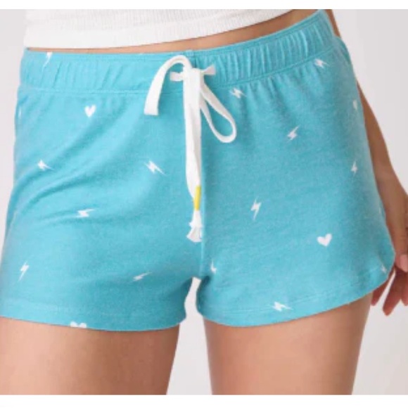 PJ Salvage Other - PJ Salvage Turquoise Shorts with White Accents